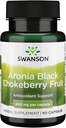 Swansonova aronija (Chokeberry) 400 miligramov 60 kapsul
