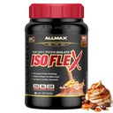 ALLMAX Nutrition ISOFLEX Izolat sirotkinih beljakovin, karamelni Macchiato - 2 lb - 27 gramov beljakovin na Scoop - nič maščob in sladkorja - 99% laktoza brez glutena in soje - približno 30 servivov