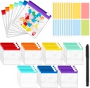 39 Pcs tablete vrečke tablete Zippered tablete vrečke za potovanja za večkratno uporabo z 28Pcs majhne tablete tablete organizator vrečke in 10Pcs Nalepka za zdravila organizator vrečke