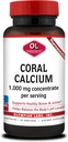 Olympian Labs Coral Calcium 1000mg Koncentrat Kapsule, ki podpirajo zdrave kosti in pH ravnovesje - 90 kapsul