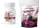 BariatricPal Duodenal Switch Popolno 30-dnevno prehransko pakiranje vitaminov (Iron-free kapsula kalcijev citrat Soft Chews s probiotiki - divji grozd)