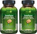 Irwin Naturals EstroPause Menopause & Ženska zdravstvena podpora – 80 Liquid Soft-Gels – Gentle Hormonal Balance Formula - 2 Pack