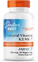 Doctor's BEST Natural Vitamin K2 MK7 Supplement, Non GMO, 60 Veg Caps