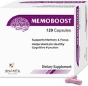 MEMOBOOST Ananta Medicare – prehranska dopolnila zelišč (120 kapsul)