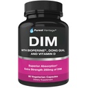 Pure DIM Supplement 250mg Diindolylmetan Plus BioPerin in Dong Quai - Hormonska podpora za ravnotežje za ženske in moške, Menopause & Estrogen Podpora - 90 Vegetarijanske kapsule