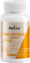 Heivy Toddlers Multivitamini, otroci žvečljivi vitamin D3, C, vitamin B12, B6, vitamin A, E in cink za imuno podporo in zdravje, 120 žvečljive tablete