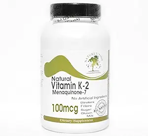 Naravni vitamin K-2 100mcg Menakinon-7~200 Kapsula - Brez dodatkov ~ Naturetition dopolnila