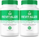 (2 paket) GI Revitalize - GI Revitalize Pro tablete za podporo zdravo prebavo, GI Revitalize Advanced Formula za Gut Health, G I Revitalizer maksimalna moč Dopolnilo pregled (120 kapsul)