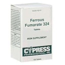 Cypress Farmacevtski železov fumarat 324 tablete, škatla, 100ct