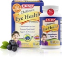 CATALO Formula za zdravje otrok Žvečljive tablete z Mirtoselect Izvleček borovnice, FloraGLO Marigold Extract, Eyebright, Taurin in cink za nego oči - 60 tablet