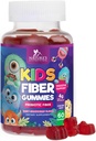 Fiber Gumies for Kids, Daily 4g Gummy Fiber Supplement, Prebiotična pregestivna zdravstvena podpora - Naravne rastline Topni Fiber, Podpira Rednost & Prebava za otroke ne-GMO - 60 Gumies