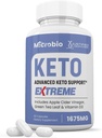 Microbio Keto ACV Extreme tablete 1675MG Keto Support kapsula Alternative to Keto ACV Gumies Oblikovan z Apple Cider Vinegar Extra Deviško oljčno olje v prahu zeleni čaj List 60 Kapsula