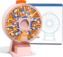 Odaro velike tablete Dispenser, Tedenska tablete Organizator 7 dan Am Pm / 14 dan tablete Box, Daily Medicine tablete Organizator z Wall-Mounted ali Stalna uporaba za vitamine, dodatek, Medicine - Pink