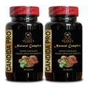 Candida Support Supplement - tablete za prebavne motnje, podpira zdravo črevesno floro in imunski sistem podporo z digestivnimi encimi - 2 steklenici 120 kapsul