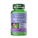 Puritan's Milk Thistle 4:1 Extract 1000mg 180 softgels (silimarin) zdravje jeter