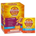 Metamucil On-the-Go Packets, Sugar-free, 44 Packets, 4-in-1 Psyllium Husk Fiber Dodatek, Orange aromed, Individual Servings Odlično za potovanja, Fiber dodatek za digestivno zdravje in rednost