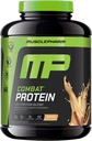 Muscle Pharm Combat Protein Powder, Horchata Flavor, Goriva mišice za produktivne vadbe, 5 Beljakovine Viri, vključno z izolatom sirotkinih beljakovin in jajčni albumin, Gluten Free, 4 lb, 52 Serving