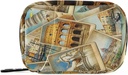 OTVEE Potovanje v Italiji Vintage collage tabletke Case Bag, Vitamin Organizer Medicine Nositi primer za potovanje