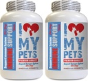 Ljubim svoje PETS LLC Dog Immune Supplements - Dog Immune Support - Booster - Zdravi PET - Dog Heart Supplement - 120 Zdravljenja (2 steklenici)