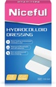 10 Count Hydrocololoid Bandages velike, 2" x 4" Hydrocololoid Rane oblačenje ekstra tanko za svetlo eksudate, Hydrocololoid Gel Bandages hitro zdravljenje