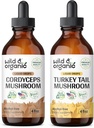 Divja in organska kordyceps Tinktura 4 fl oz & turška repa tinktura 4 fl oz