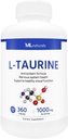 ML Naravne L-tavrin 1000 mg 360 kapsule. 99, 9% Čistost L-tavrin. Health System & Antioksidant Support, NSF-Certified & cGMP- Compliant.