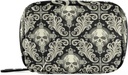 Tableta primera Travel Vintage Pills Bag Medicine Vitamin Container Pill Box Organizatorji Dopolnilo imetnik (Lobanje Damask)