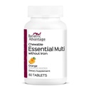 Bariatric Advantage Essential Multivitamin brez železa - 200 DV ključnih hranil - Trace Mineral Support* - Multivitamini za bariatrske bolnike - oranžna - 60 tablet