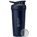 BlenderBottle Sport Izolirana steklenica iz nerjavečega jekla z žico Whisk, 24-Ounce, Navy – Beljakovine Shake & Hidracija za športnike & Fitness Enthusiasts, enostavno mešanje, ohranja pijače hladno, zaklenjeno Lid