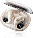 Odprte slušalke za ušesa Brezžično - 5.4 Bluetooth ušesne Bude z LED digitalnim zaslonom IPX7 Vodoodporne, brezžične slušalke Na dotik Nadzor zraka prevodnost Stereo zvok z 18.2mm vozniki 80H Playtime