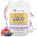 Alpha LION Superhuman Intraworkout Prašek za moške in ženske, Aminokisline pijača, Muscle Recovery dodatek, BCAA prašek, Elektroliti in Hidracija Mix (42 Servinga, lubenice grozdni bonbon)