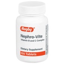 Rugby Nephro-Vite Vitamin B in C kompleksne tablete - prehranska dopolnila - 100 število (1 pakiranje)