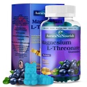 Magnezijev L-treonat Gumies w. Apigenin L-teanin, Napredno 11-v-1 Magnezijev dodatki w. Vitamin D3 K2 B6 za spanje kognitivne možgane & sprostitev, visoka absorpcija Magnezijev Gumiji za odrasle & otroke