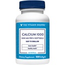 Vitamin trgovina kalcij 1000MG, enostaven za pogoltniti softgels, podpira kosti in zobe s 400IU vitamina D (100 softgels)