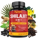 Shilajit Himalajski dodatek za moške in ženske - 150 Kapsule Combined Ashwagandha, Ginseng, Saw Palmetto, Maca, Tribulus, Chaga & Black Pepper - Vitality Energy in imunske podpore