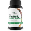 Kapsule Pro Flat Belly Shake - čistilo za kožo za zmanjšanje napihnjenosti - čiščenje telesa in prebavna čistila - podpora splošno zdravje s čiščenjem - pomoč Počisti odpadke in toksine s čistilnimi dodatki