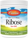 Carlson - Ribose, 100% čista D-riboza, ne-GMO, proizvodnja energije, okrevanje mišic in atletska zmogljivost, 17.6 oz (500 g)