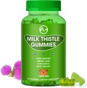 Milk Thistle Gumies, Jetrna čistila Gummy, Organic Jetra Detox dopolnila za moške in ženske - 60 Gumies (60 Število (Pack of 1))
