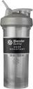 BlenderBottle Shaker serija Pro kot nalašč za beljakovinske pretrese in pred vadbo, 28-ounce, dimno siva