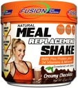 Fusion Plant temelji Vegan obrok nadomestek beljakovin v prahu – kremasto čokoladni aromo, Best Pure Raw Popolna športna zmogljivost Shake, Gluten-free, Sugar-free, 10 Servings, by Fusion Diet Systems