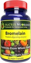 BROMELAIN - Zelo močan, 100% organski encim, encim za prebavljanje beljakovin! Izboljšajte prebavljivost - veganske kapsule (60ct)