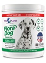 Vital Planet - Flora Dog Probiotic Powder Supplement z 20 Milijardnih kultur in 10 sevi, Visoka moč Imunska in digestivna podpora Probiotiki za pse, 7.84 oz., 222 Grams, 60 Servings