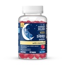 Mamina Bliss otroci spijo Melatonin Gummies, brez umetnih barv, arom ali želatina, jagodni okus otrok Melatonin Gumies, starost 3+, 60 Count