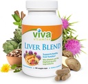 Viva Vitamini Jetrna mešanica Čistilo za razstrupljanje - Jetrna čistila Detox in popravila w/mleko Thistle & Artichoke Extract, Jetrni dodatek za optimalno podporo jeter, Vegan, Gluten brezplačno, Ne-GMO, 90 Veggie Caps
