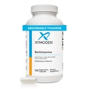 XYMOGEN Benfotiamin 300 mg - visoko biološko razpoložljiv tiamin B1 dodatek za podporo metabolični, živec + žilno zdravje (120 kapsul)