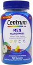 Centrum MultiGummies Gummy Multivitaminski za moške, Multivitaminski/Multimineralni dodatek s selenom, antioksidanti in vitaminom D3, Asortirani sadni okus - 100 Count