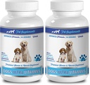 Podpora za kosti - psi Ultra vitamini - napredna formula - Premium minerali - pes kalcijeve kosti - 2 steklenici (180 žvečilk)