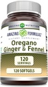 Osupljive formule Origano olje z Ginger & Fennel dodatek 