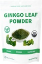 Chérie Sweet Heart Organic Ginkgo Biloba Leaf Powder, Filler Free, Brez GSO, Vegan prijazno (8 Ounce)