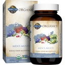 Vrt življenja Organics Cela hrana Multivitaminski za moške, 60 tablet, Veganski moški Vitamini in minerali za zdravje in dobro počutje, Certified Organic Vegan Multi